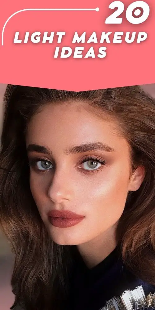 Light makeup looks - nude natural make up: 20 Ideas